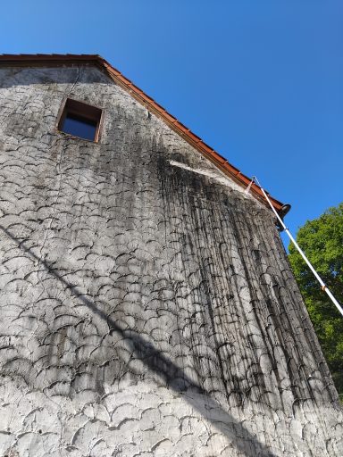 Fassadenreinigung Vorher-Nachher