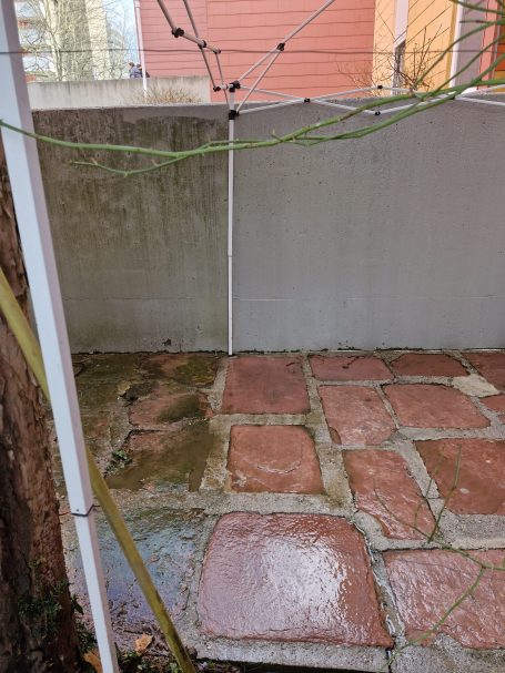 Fassadenreinigung vorher-nachher