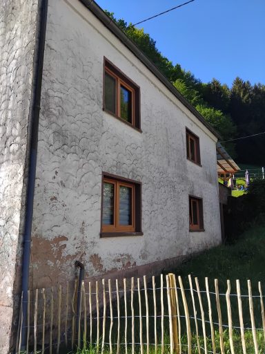 Fassadenreinigung Vorher-Nachher